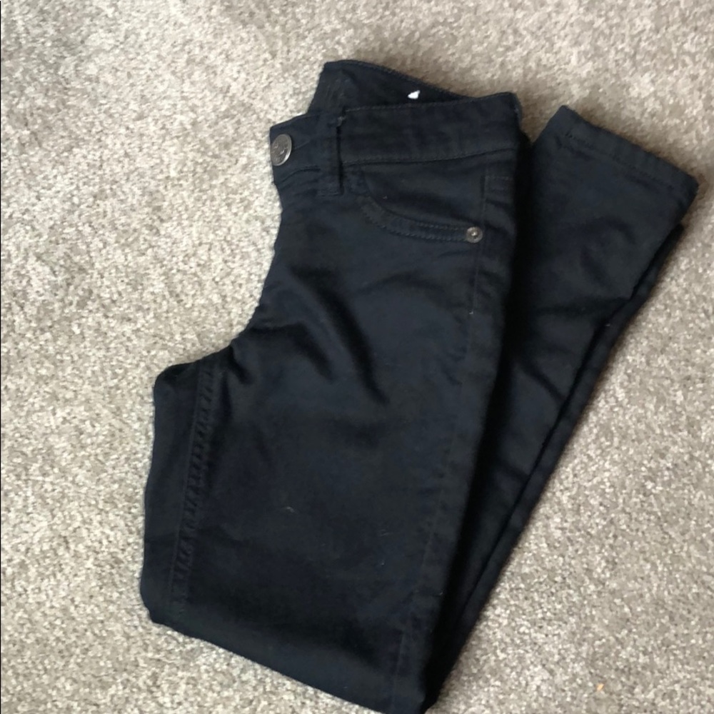 Girls Justice Black Skinny Jeans